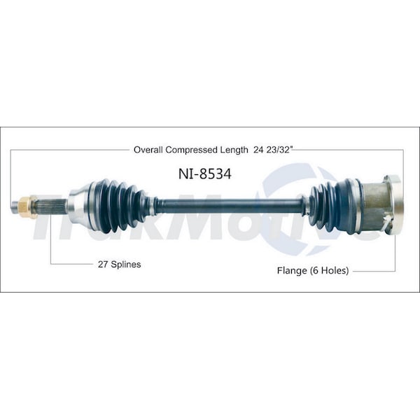 Surtrack Axle Cv Axle Shaft, Ni-8534 NI-8534 - main